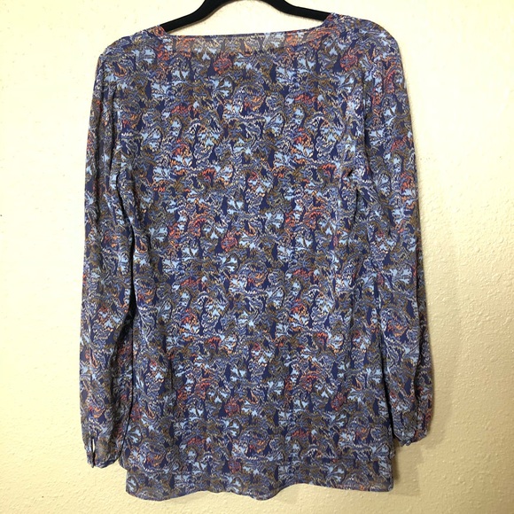 CAbi Long Sleeved Oversized Tunic Blouse - Picture 2 of 5